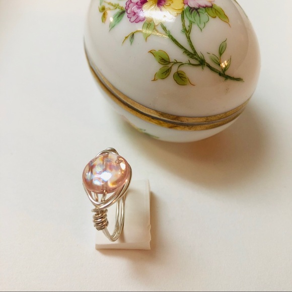 Silver wire wrapped ring - Picture 3 of 6